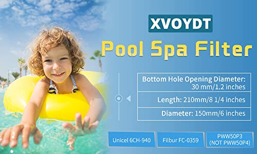 XVOYDT Spa Filters for Hot Tub Hot Tub Filter Compatible with Unicel 6CH-940 - Image 2