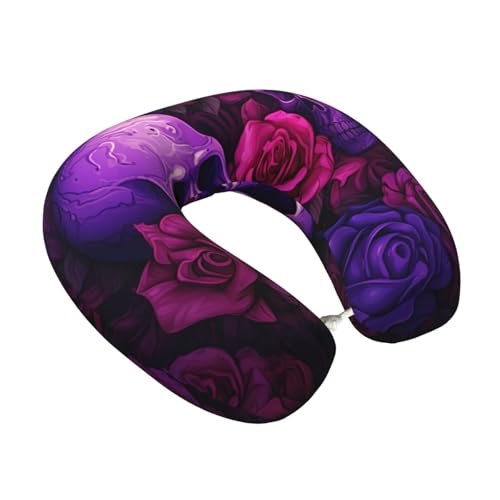 Almohada de espuma viscoelástica tamaño único con funda negra miniatura 2