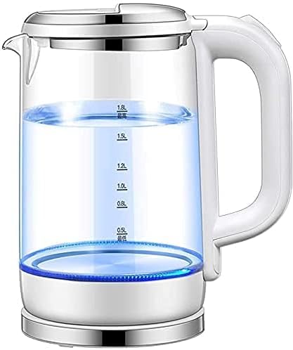 Tetera eléctrica de vidrio 1.8L 1800W con apagado automático miniatura 1