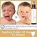 3Pcs Velaria Teething Roller, Teething Roller All Natural for Babies, A Thousand Roses Teething Roller Oil, Teething Relief Roller