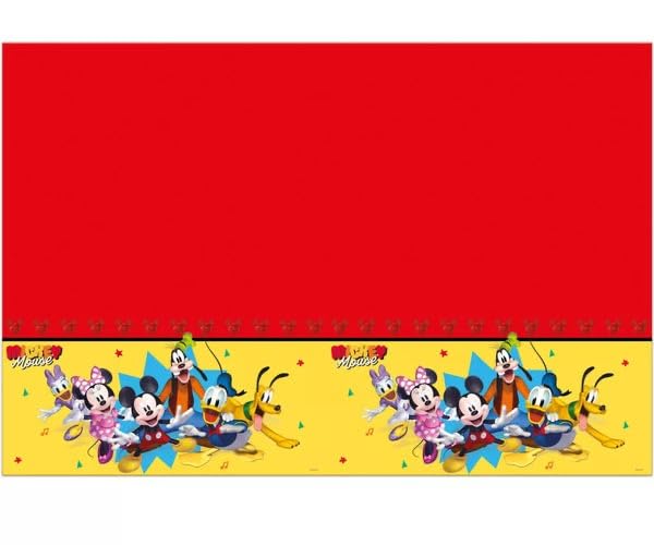 Mantel de Mickey Mouse como decoración para fiestas de