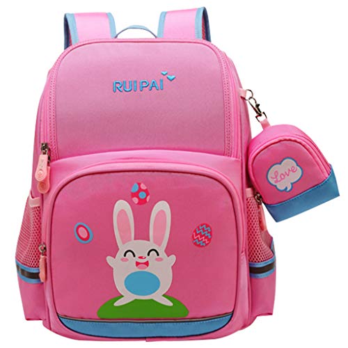 Mochila para Niños Niñas  Mochilas Escolares Primarias Infantiles Multibolsillos Ligeras