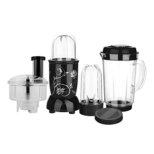 Wonderchef Nutri-Blend Juicer, Mixer Grinder|Food Processor with Atta Kneader|400W 100% Full Copper...