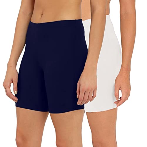 Image of OUTFLITS Ladies Cycling Shorts| Under Dress | Yoga Shorts | Workout Shorts | Running Shorts | Exercise Shorts | Gym Shorts for Womens