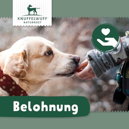Knuffelwuff 2 x Riesen Kringel mit Hühnerfilet (ca. 225 g) | Natürlicher Snack für Starke Kaumuskeln und Zahnpflege | wiederverschliessbar | für große und kleine Hunde
