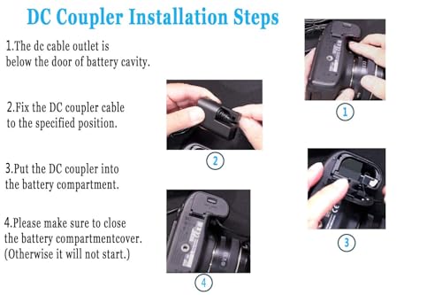 Adhiper ACK-E6 AC Power Supply Adapter Kit, Replacement DR-E6 Coupler Charger Kit for Canon EOS 70D/7D, EOS 60D/6D, EOS 5D Mark II III, EOS 5DS, EOS Cameras (Replace LP-E6 LP-E6N Battery) - Image 7