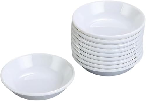 KryZaro醤油皿 50 個セット 和食器 豆皿小皿前菜漬物皿兼用 ミニボウル調味料副菜鉢 食洗器電子レンジ対応 家庭料理店用