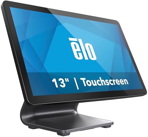 Image of Elo 1304L - 13 inch Touchscreen Monitor with Anti-Glare Glass - TouchPro PCAP 10 Touch, 1920 x 1080, with Stand, Black