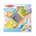 Melissa & Doug First Play Peek-a-Boo Pets Wooden Touch and Feel Puzzle with Mirror Mirror Toy for Babies and Toddlers, Sensory Toy Puzzle
