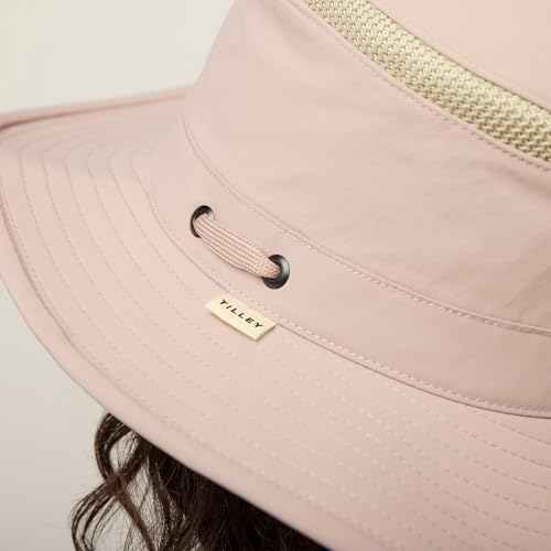 Image of Tilley Mens Womens LTM6 Broad Brim Extra Ventilation Sun Protection Airflo Bucket Sun Hat