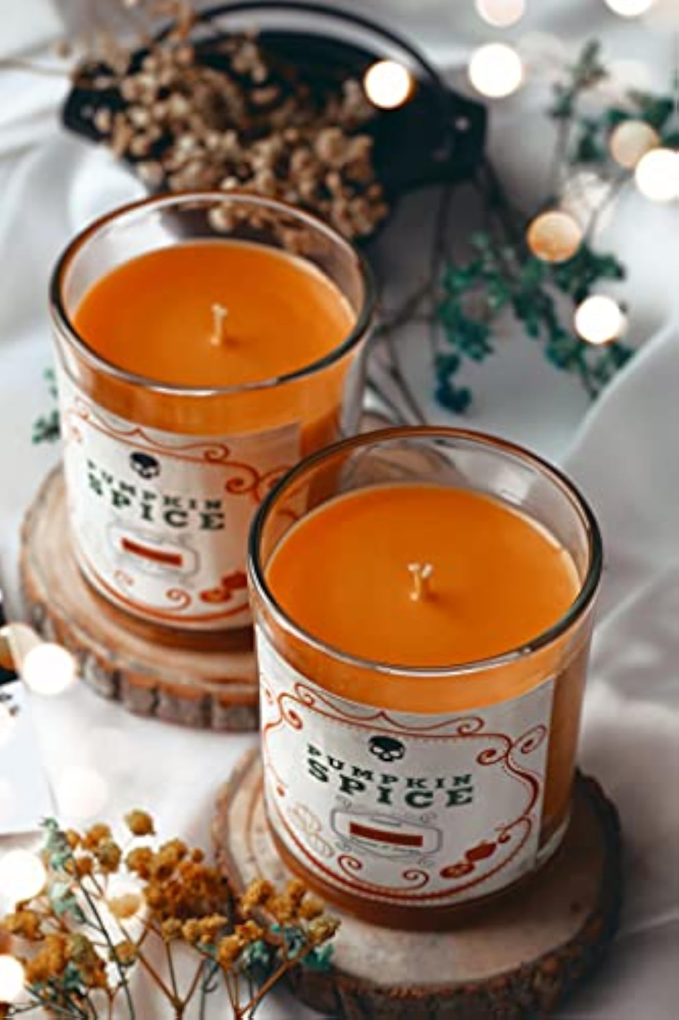 Pumpkin Spice Essential Oil Candle, Autumn Gift