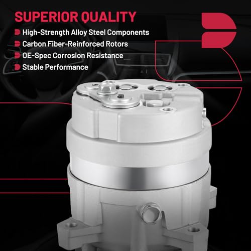 BDFHYK 89018838 Air Conditioning A/C Compressor with Clutch Compatible with Chevrolet Camaro V6 3.8L 1995-2002, Compatible with Pontiac Firebird V6 3.8L 1995-2002