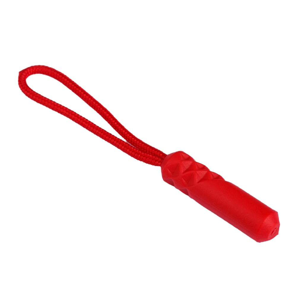 Osmond Red Plastic Zipper Puller, Plastic Puller, Climbing Zipper Tail Rope, Backpack Zipper Rope