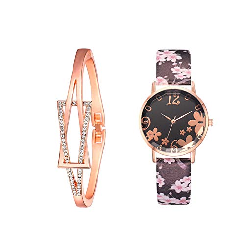 Caqnni 腕時計 メンズ 安い オシャレ うで時計 レディース 女性 超薄型 シンプル おしゃれ腕時計 人気 彼女へ 母の日 プレゼント 薄い カジュアル 小さい かっこいい スポーツ 高校生 通学 お祝い(Free Size/黒)