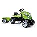 Smoby - Trattore Farmer Xl Verde, 7600710111,+ 3 Anni, con Rimorchio