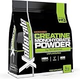 Creatine Monohydrate Powder Micronised - 1KG - 200 Servings - 7 Month Supply - Vegan, Finest Grade, Pure & Unflavoured - Ideal for Pre and Post Workout Routine - Made in The UK - Xellerate Nutrition