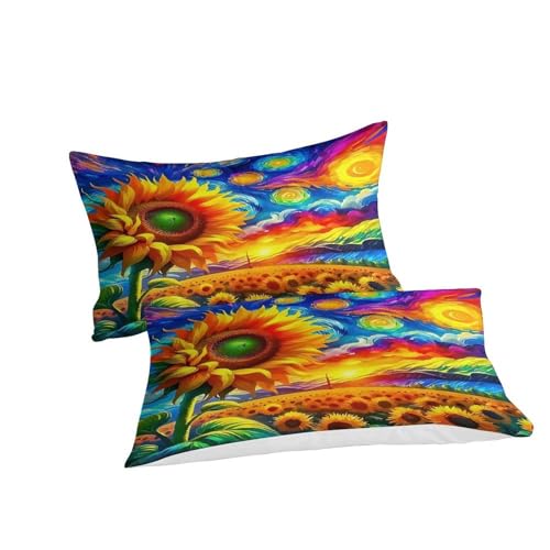 Ensemble de literie microfibre paysage 3D luxe King 220x240 cm - 3