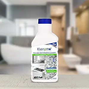 Klenzmo Tile and Bathroom Cleaner | Deep Cleaning Strong Liquid & Shiner For Wall, Floor & Tiles | Limescale, Stain, Soap & Scum Remover | Pack of 850 ml