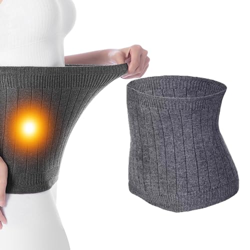 Leikedun Calentador de riñón de cachemira suave, cintura elástica trasera, Faja Lumbar Caliente para Hombres Mujeres para Cintura de Apoyo Caliente Dolores Menstruales