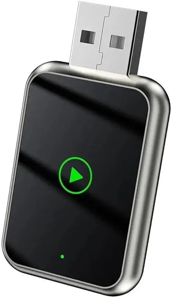 Adaptador CarPlay e Android Auto Sem Fio 2 em 1 | Conversor USB Plug & Play para Multimídia Original | Conexão Automática Rápida 5GHz