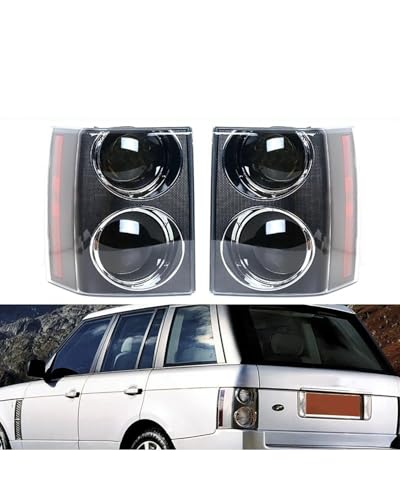 per Range per Rover per Vogue L322 2002 2004 2005 2006 2007 2008 2009 Fanale Posteriore Auto Nero con Luce Freno