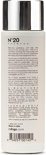Isle of Dogs Coature No. 20 Royal Jelly Dog Shampoo for Thin or Shedding Coats, 8.4 oz.