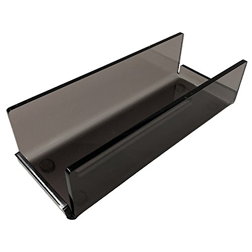 センコー サリナ ボトルスタンド 洗面品収納 約22.5×8.7×高6.3cm ブラウン モダンなプランツ柄 54799