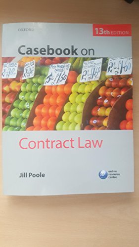Casebook on Contract Law