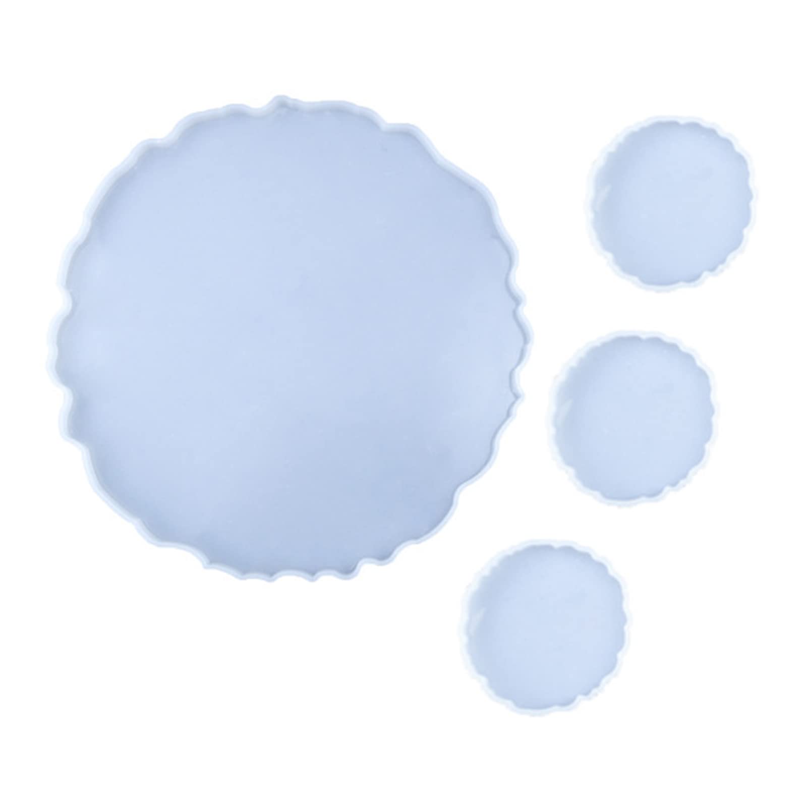 13 Inches Round Tray Epoxy Resin Mold Serving Plate Casting Silicone Mould Resin Molds Silicone Large Rectangle