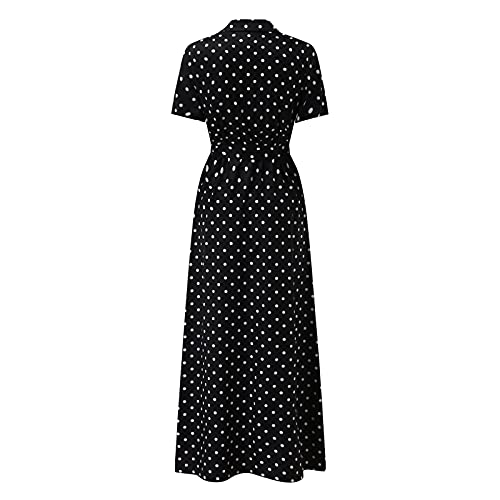 SLENDIPLUS Vestido longo feminino com decote em V e estampa de renda, justo, envelope, quadris, vest