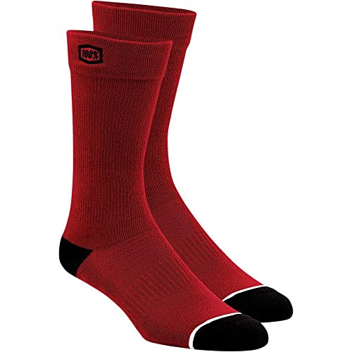 SOLID Casual SocksRed