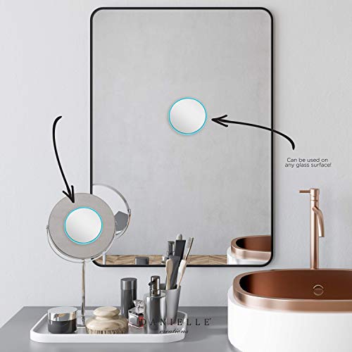 Danielle Enterprises d309tq mini 20x espelho de sucção, turquesa