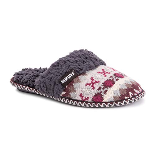 MUK LUKS Women's Frida Scuff Slippers Rose