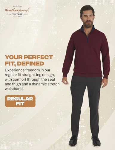 Image of Weatherproof Vintage Casual Hiking Pants for Men - Lightweight Stretch Travel Mens Work Pants with Utility Cargo Pocket