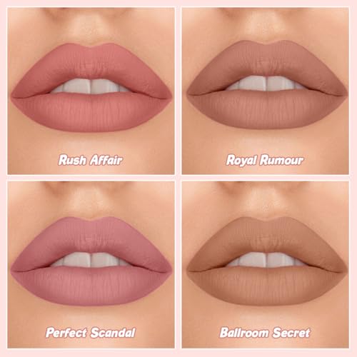 Image of TNW - Comfy Matte Liquid Lipstick | 01 Rush Affair | Weightless, Hydrating & Long-Wear | Red Clay Tone | Shea Butter, Hyaluronic Acid & Jojoba Oil | Paraben-Free | 3ml