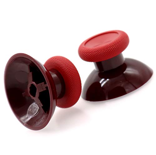 Image of Deal4GO 2-Pack OEM Thumbsticks Concave Analog Replacement for Xbox one Controller Joystick Thumb Grips (Red)