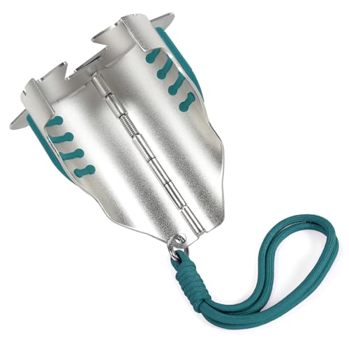 UHYGSPRO Handheld Bud Debudder Tool - Bud Stripper & Bucker | Trimmer Companion for Separating Buds from Stems, with Dark Green Non Slip Pads & Lanyard