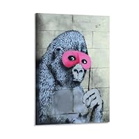 限定特殊マット額装品/バンクシー Gorilla in a Pink Mask 限定特殊マット額装品/バンクシー Gorilla in a Pink Mask
