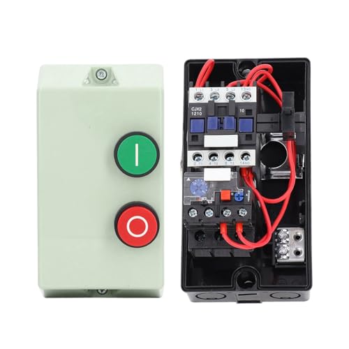 Boîte de Commutation Ignifuge de Démarreur Magnétique pour monophasé 220V 230V 3 Phases 380V 400V 9-13A