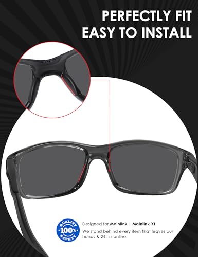 Image of BLAZERBUCK Replacement Nose Pads Nose Piece for Oakley Mainlink OO9264 Sunglasses - Red