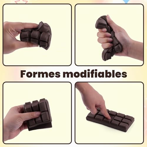 Squishy Anboor Jouet Quishy au chocolat à montée lente pour enfants CJX, vue 4 sur 6