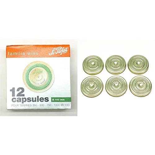 Le Parfait - Familia wiss - Boite de 12 Capsules Familia Wiss - 100mm - Vert & Sachet de 6...