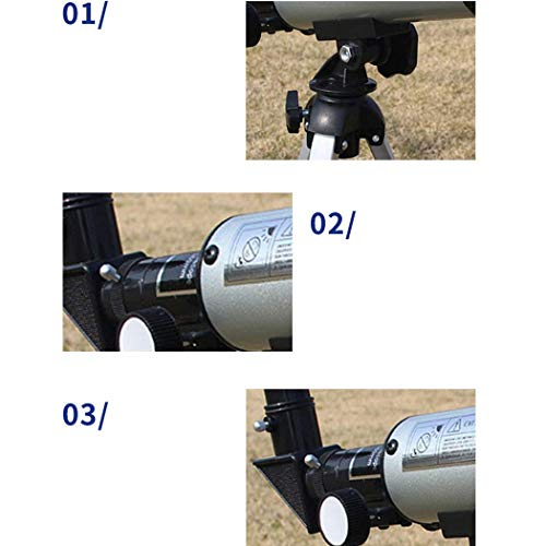 Telescopio Refractor 70 mm 360 mm para principiantes miniatura 6