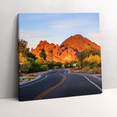 Grand Tableaux 60x60cm pour Salon Zen | Peinture Murale Camelback