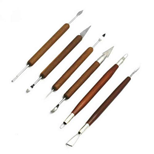 Sculpting Tool 6 Stuks Klei Beeldhouwen Set Wax Carving Aardewerk Gereedschap Shapers Polymeer Modellering Kit Gereedschap Sculpting Tool 6 Stuks Klei Beeldhouwen Set Wax Carving Aardewerk Gereedschap Shapers Polymeer Modellering Kit Gereedschap