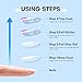 Makartt Nail Foil Glue Gel for Nail, Foil Gel Transfer for Nails Art Stickers Strong Adhesion Foil Transfer Gel Soak Off Nail Foil Kit Gel Nail Glue Manicure Salon DIY UV Lamp Required 15ML 2pcs