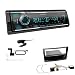 Produktbild Kenwood KMM-BT508DAB 1-DIN Digital Media Receiver Autoradio DAB+ Bluetooth Amazon Alexa Einbauset passend für Opel Astra H Twin Top 2006-2010 Piano Black inkl Canbus
