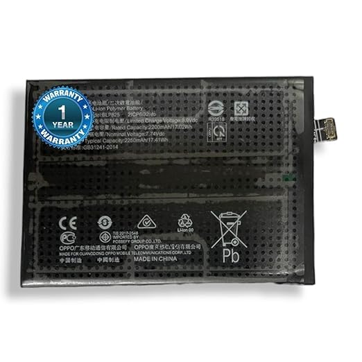 Image of THE BATTERY STORE Original BLP825 Battery for Oppo Reno 5 Pro Plus 5G (4500mAh) Battery 1 Year Warranty**** (NN183)