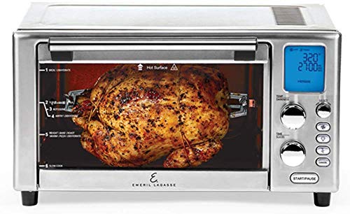 Emeril Lagasse Power Air Fryer Oven 360,2020 Model,Special Edition,9-in-1 Multi Cooker,Free Emeril’s Recipe Book Included ,Digital Display, Slick Design,With Special 1 Year Warranty,As Seen On TV
