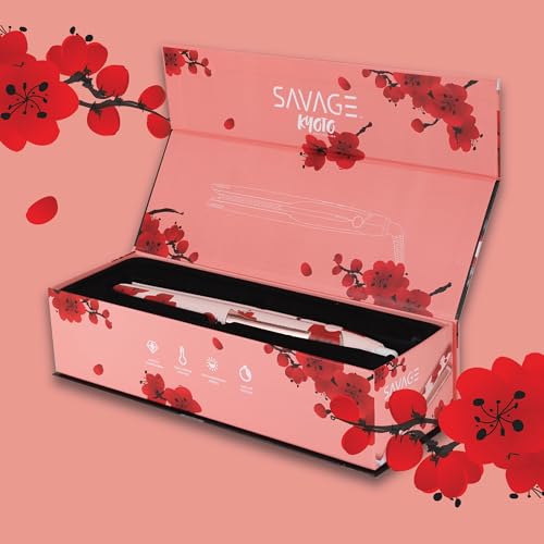Plancha para cabello Savage con placas de cerámica 1 pulg miniatura 5